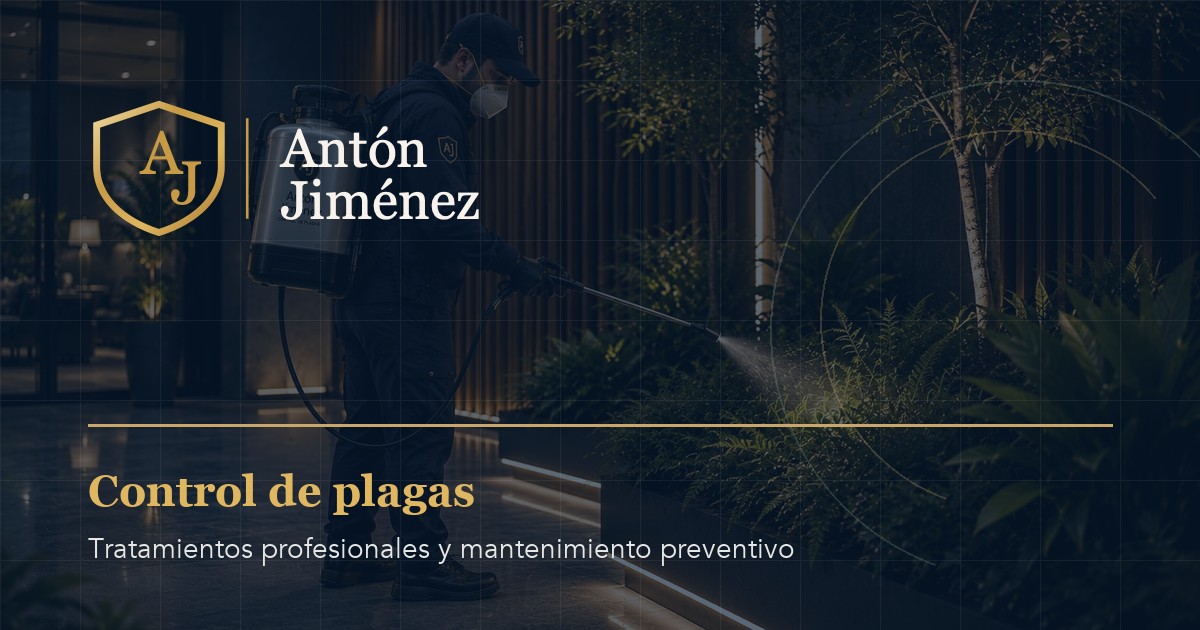Antón Jiménez, control de plagas en Madrid
